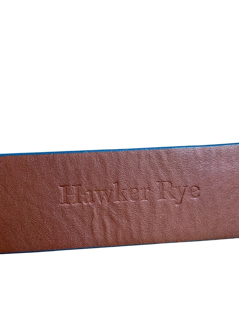 Hawker Rye Men's Black Pebbled Leather Dress Belt Sz 38 Silver Buckle Wide  Exce